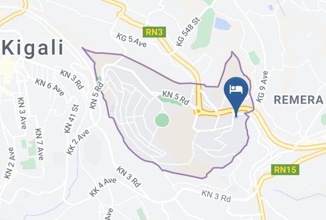Kigali - The Court Boutique Hotel Maps