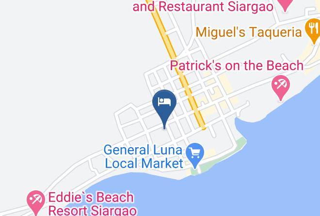 Surigao Del Norte - The Courtyard Siargao Maps