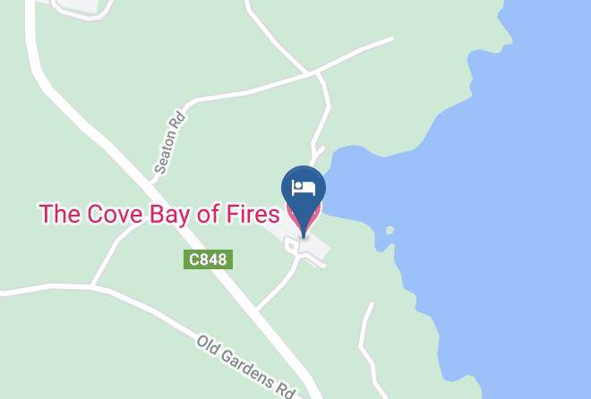 The Cove Bay Of Fires Map