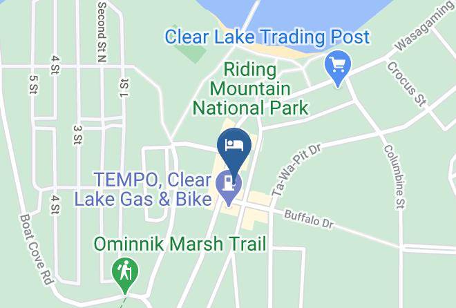 The Cove Clear Lake Fashion & Lodging Map