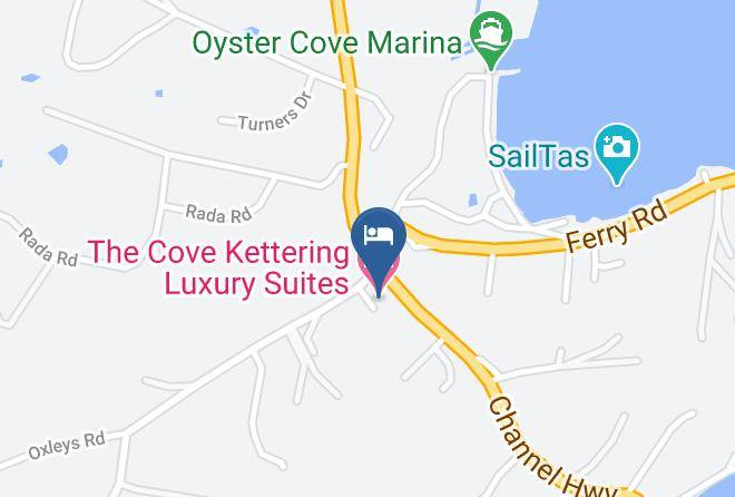 Kingborough - The Cove Kettering Luxury Suites Maps