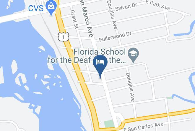 St Johns - The Cozy Inn Maps