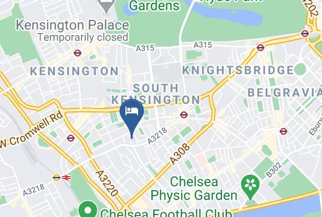 London - The Cranley Hotel Maps