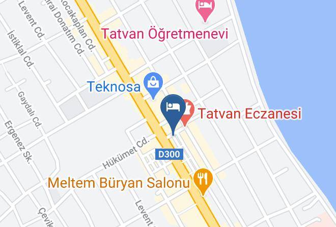 Tatvan - The Crater Hotel Maps