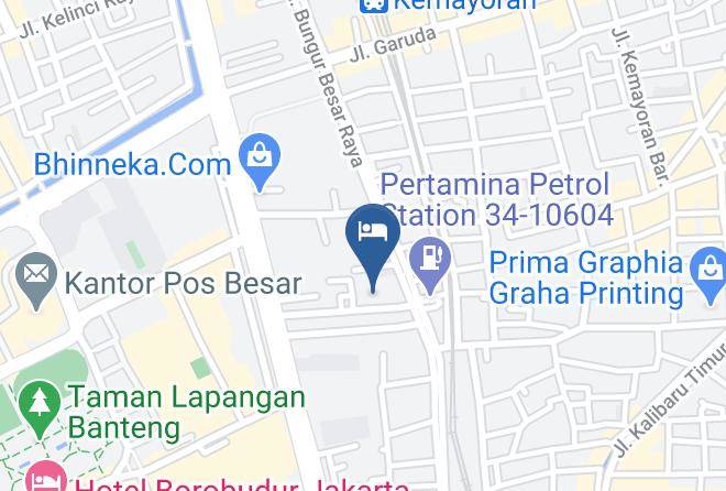 Central Jakarta - The Credo Hotel Jakarta Maps