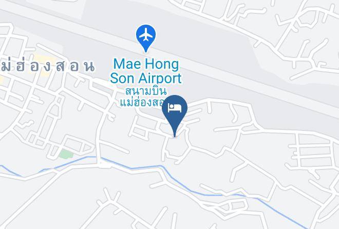 Amphoe Mueang Mae Hong Son - The Creek Garden Resort Maps