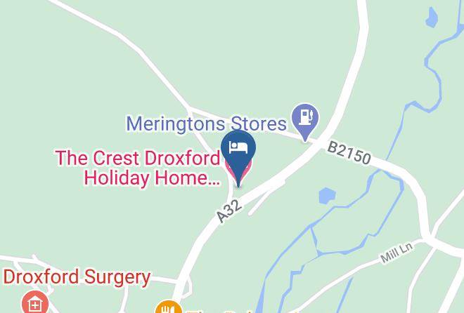 Hants - The Crest Droxford Holiday Home Hampshire Maps