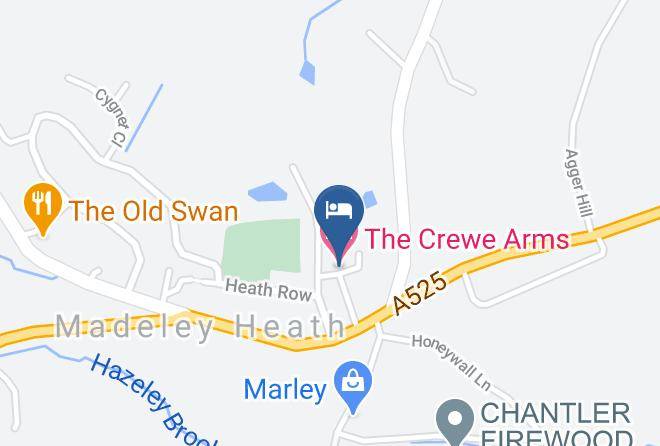 Staffs - The Crewe Arms Hotel Maps