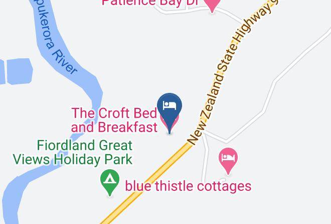 Te Anau - The Croft Bed And Breakfast Maps