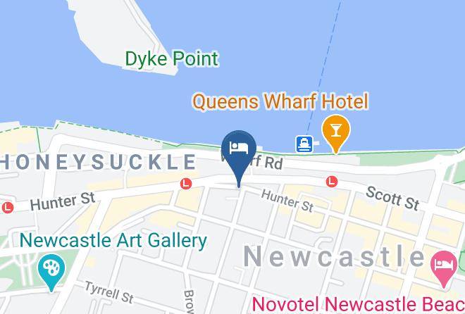 Newcastle - The Crown & Anchor Hotel Maps