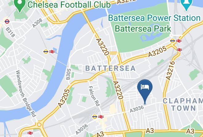 London - The Crown Battersea Maps