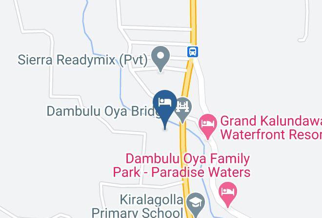 The Crown Hotel Dambulla Map