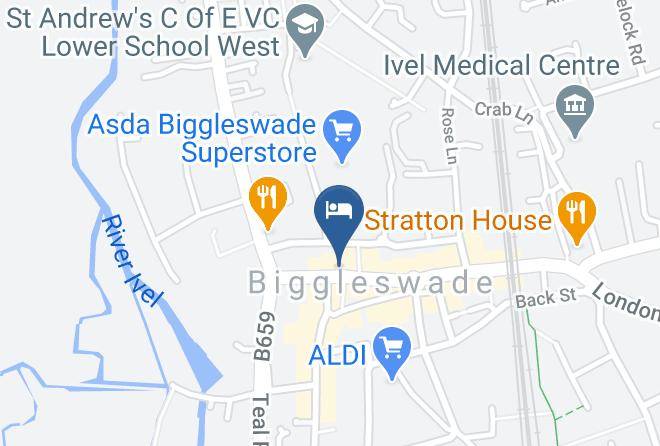Central Bedfordshire - The Crown Hotel Jd Wetherspoon Maps
