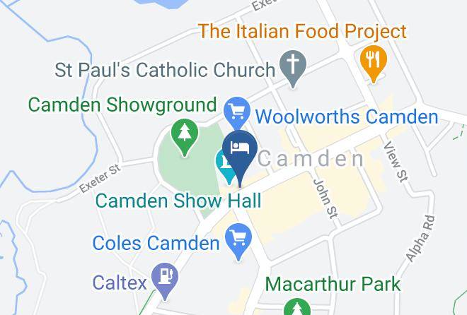 Camden - The Crown Hotel Motel Maps