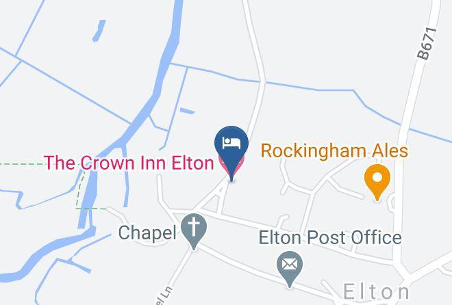 Cambridgeshire - The Crown Inn Elton Maps