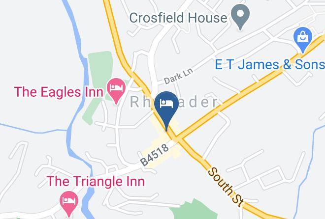 Powys - The Crown Inn Maps