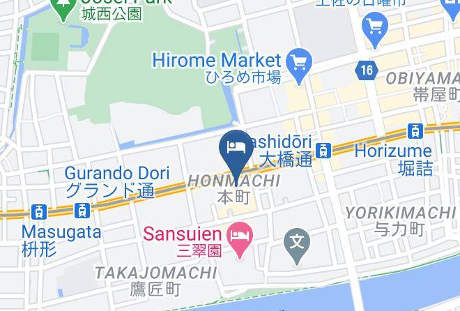 Kochi City - The Crown Palais New Hankyu Kochi Maps