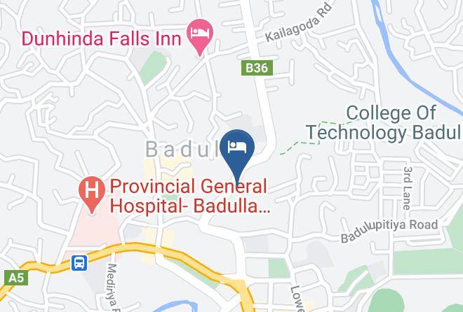 Badulla - The Crown Resort Maps