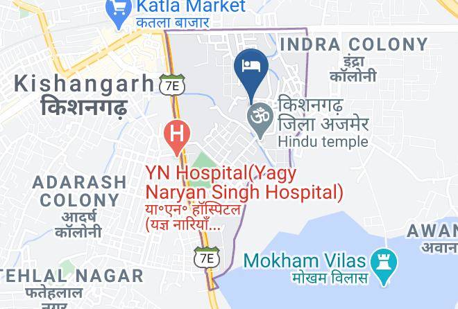 Kishangarh - Hotel Kum Kum Maps