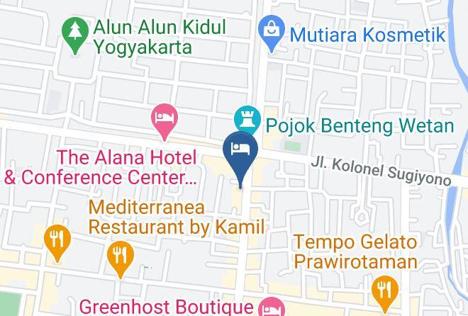 Kota Yogyakarta - The Cube Hotel Prawirotaman Maps