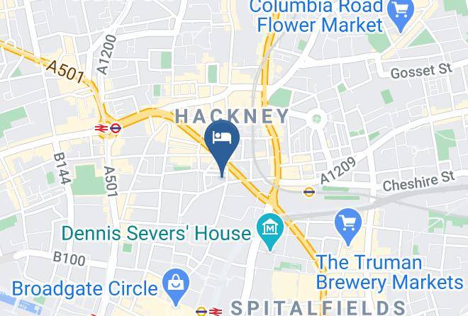 London - The Curtain Hotel & Members Club Maps