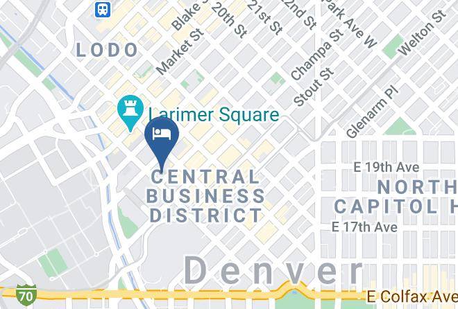 Denver - The Curtis Denver A Doubletree By Hilton Hotel Maps