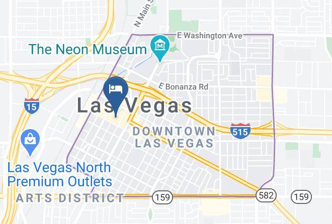 Clark - The D Casino & Hotel Maps