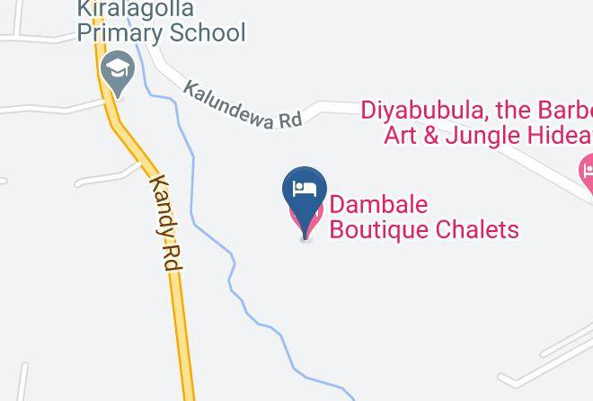 Kandy - The Dambale Resort Maps