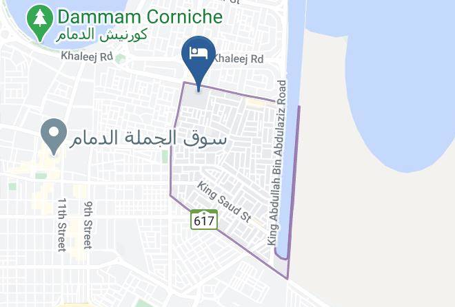 Dammam - The Dammam Hotel Maps