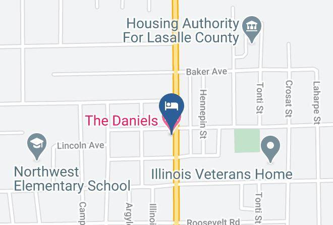 La Salle - The Daniels Motel Maps
