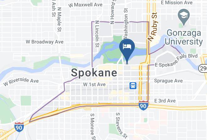 Spokane - The Davenport Grand Autograph Collection Maps