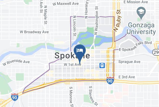 Spokane - The Davenport Tower Autograph Collection Maps