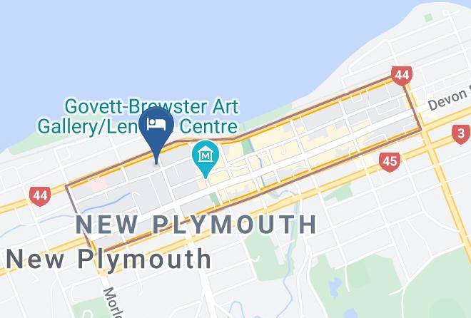 New Plymouth - The Dawson Motel Maps