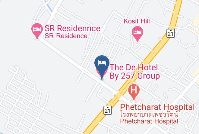 Amphoe Mueang Phetchabun - The De Hotel By 257 Group Maps