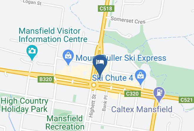 Mansfield - The Deck Quarters Boutique Acccommodation Maps