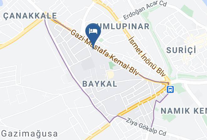 The Dee European Hotel Map