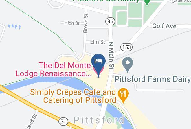 Monroe - The Del Monte Lodge Renaissance Rochester Hotel & Spa Maps