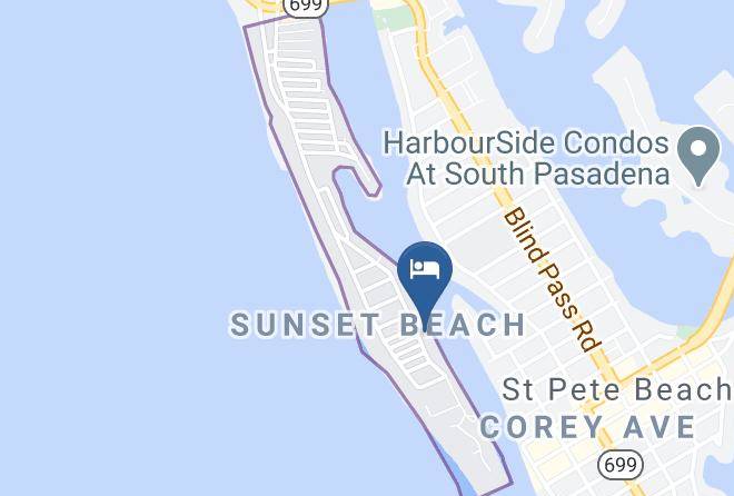 Pinellas - The Delacado On Sunset Beach Maps