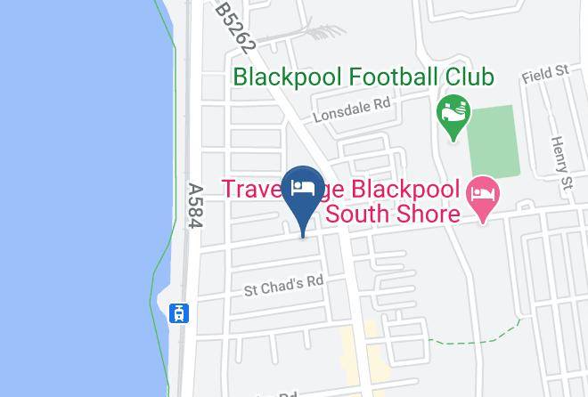 Blackpool - The Denville Hotel Maps