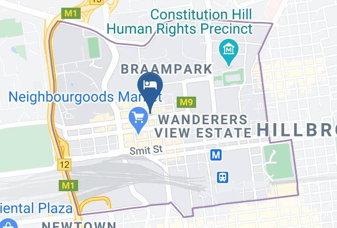 City Of Johannesburg - The Devonshire Hotel Maps