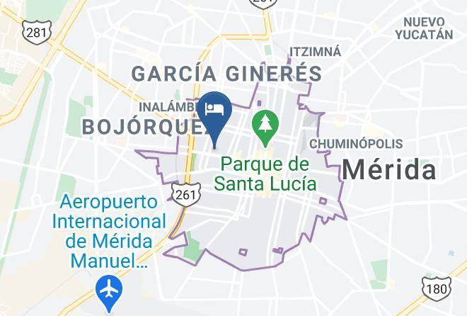 Merida - The Diplomat Hotel Maps