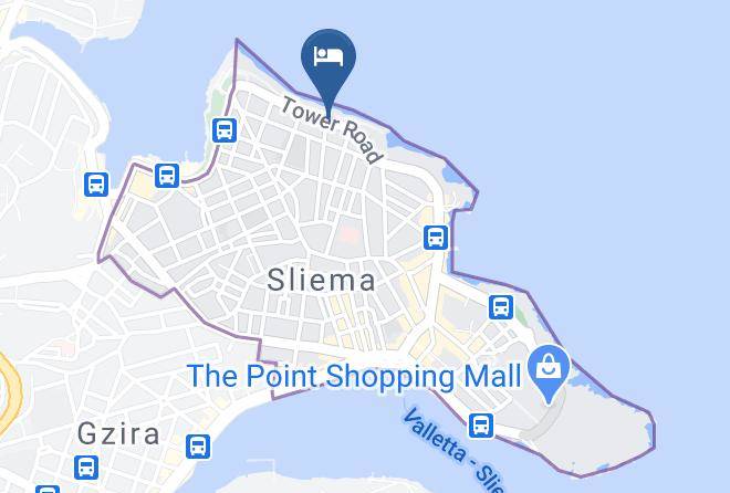 Sliema - The Diplomat Hotel Maps