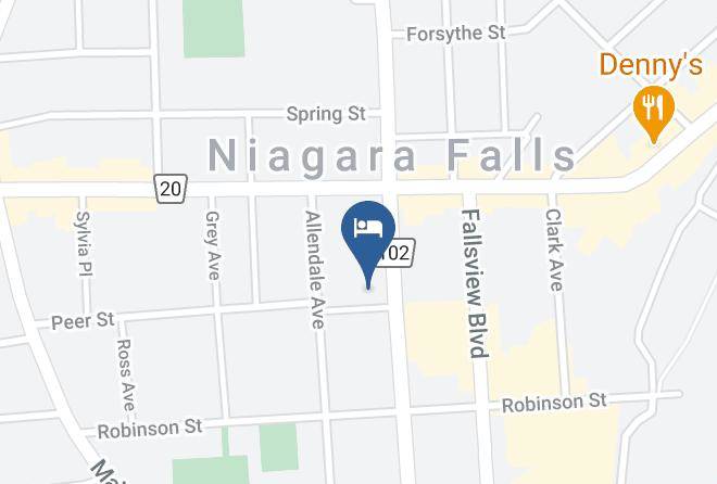 The Diplomat Inn Map