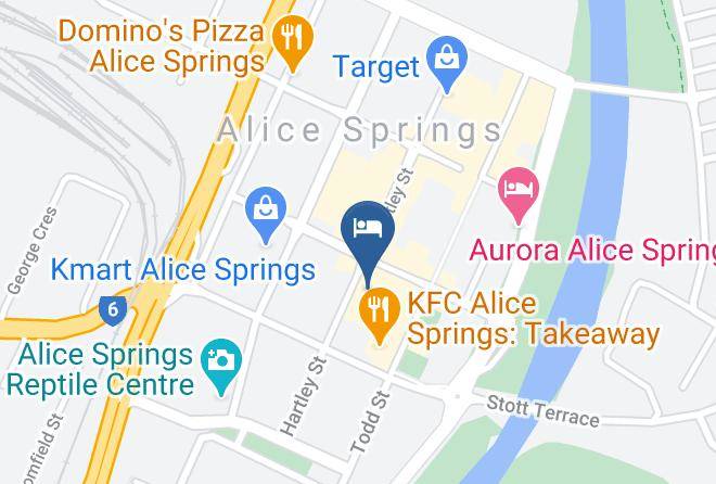 Alice Springs - The Diplomat Motel Maps