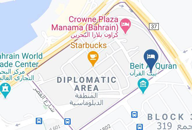 Manama - The Diplomat Radisson Blu Hotel Residence & Spa Manama Maps