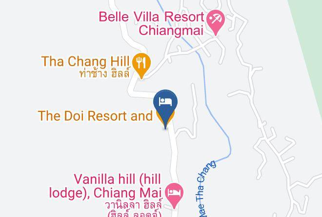 Hang Dong District - The Doi Resort And Restaurant Maps