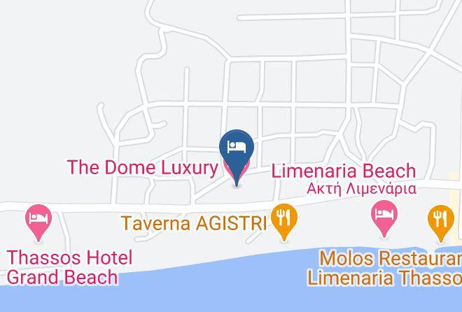 Thasos - The Dome Luxury Hotel Maps