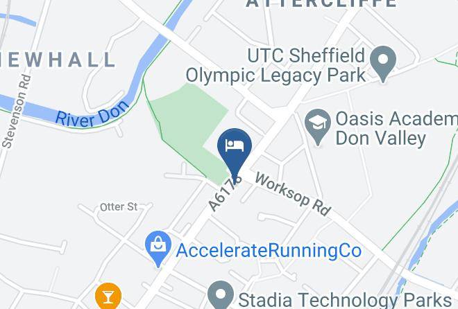 Sheffield - The Don Valley Hotel Maps