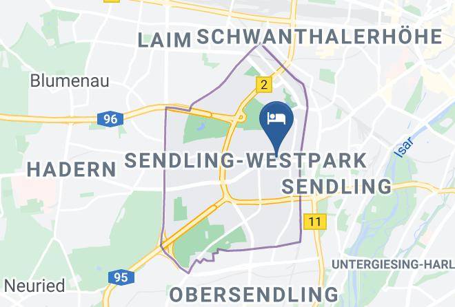 Munich District - The Dot Hotel Maps