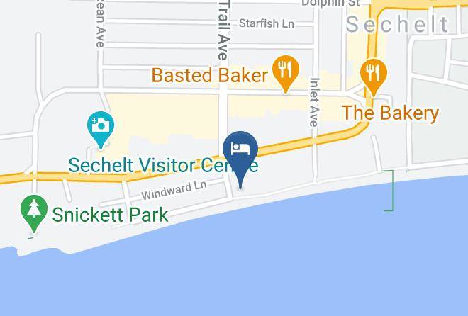 Sunshine Coast - The Driftwood Inn Maps